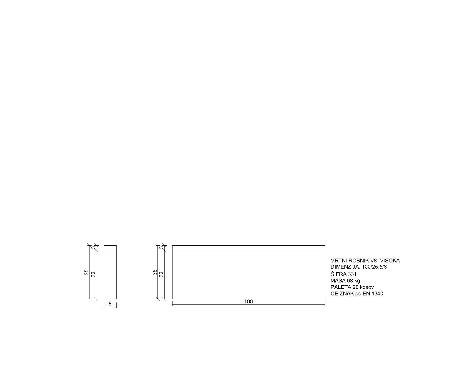 ROBNI V8 VISOKI ROBNI V8 VISOKI